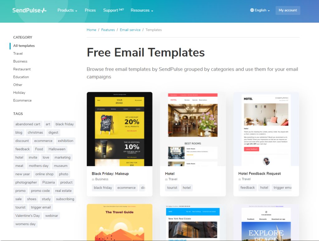 3 best free email marketing tools and services lookinglion-sendpulse Email Marketing Templates