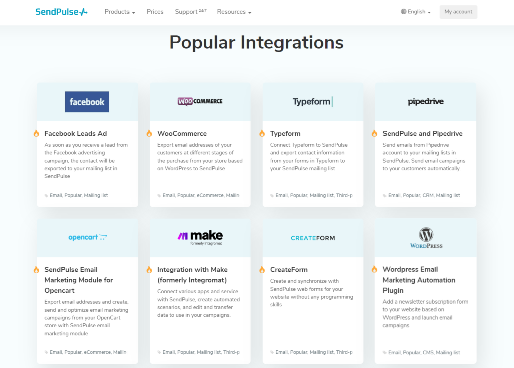 3 best free email marketing tools and services lookinglion-sendpulse integration